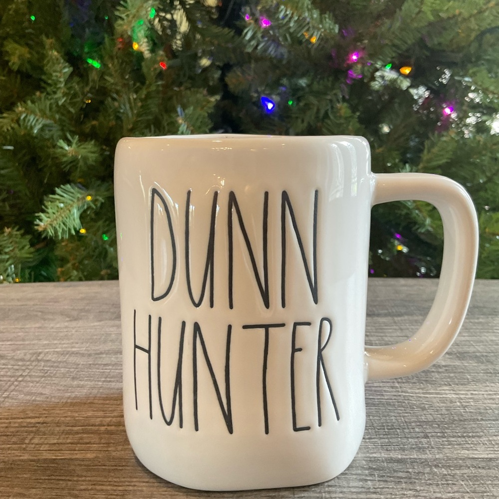 Rae Dunn “Dunn Hunter” White Artisan Mug Coffee Mug